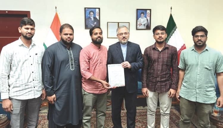 ایس آئی او تلنگانہ کا ایرانی قونصل جنرل سے ملاقات