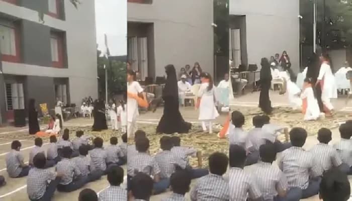 اسلاموفوبیا: اسکول میں ڈرامہ کے دوران دہشت گردوں کو بر قع میں دکھائے جانے پر تنازعہ
